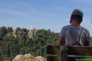 Blick auf das Schloss Lichtenstein
