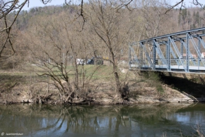 Start Brücke zum Wohnmobilstellplatz