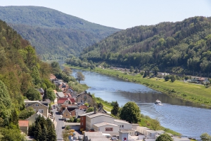 Blick auf die Elbe