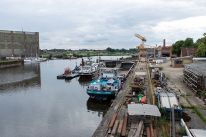 Hafen in Lauenburg