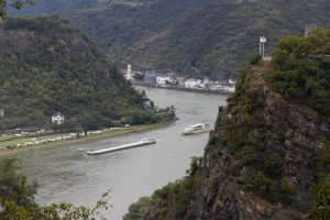 Die Rheinschleife an der Loreley