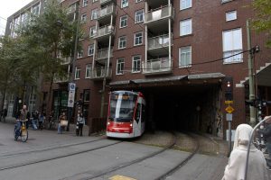 Straßenbahn am Turfmarkt
