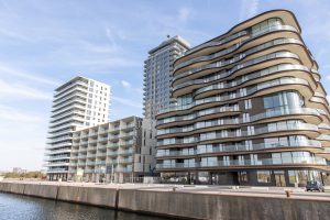 Neues Wohnviertel am Hafen