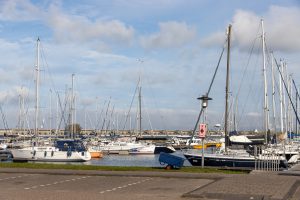 Stellplatz im Jachthafen 