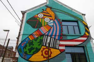 Auf der Fahrt nach Mons