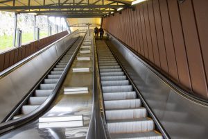 Rolltreppen zum Fort Spoleto