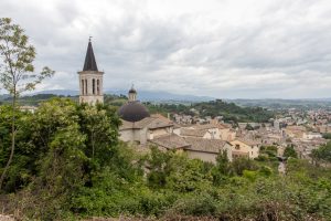 Blick auf Spoleto