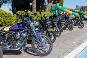 Harley Treffen am Campingplatz