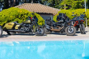 Harley Treffen am Campingplatz